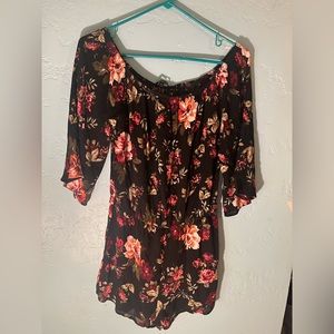 Ambiance off shoulder romper